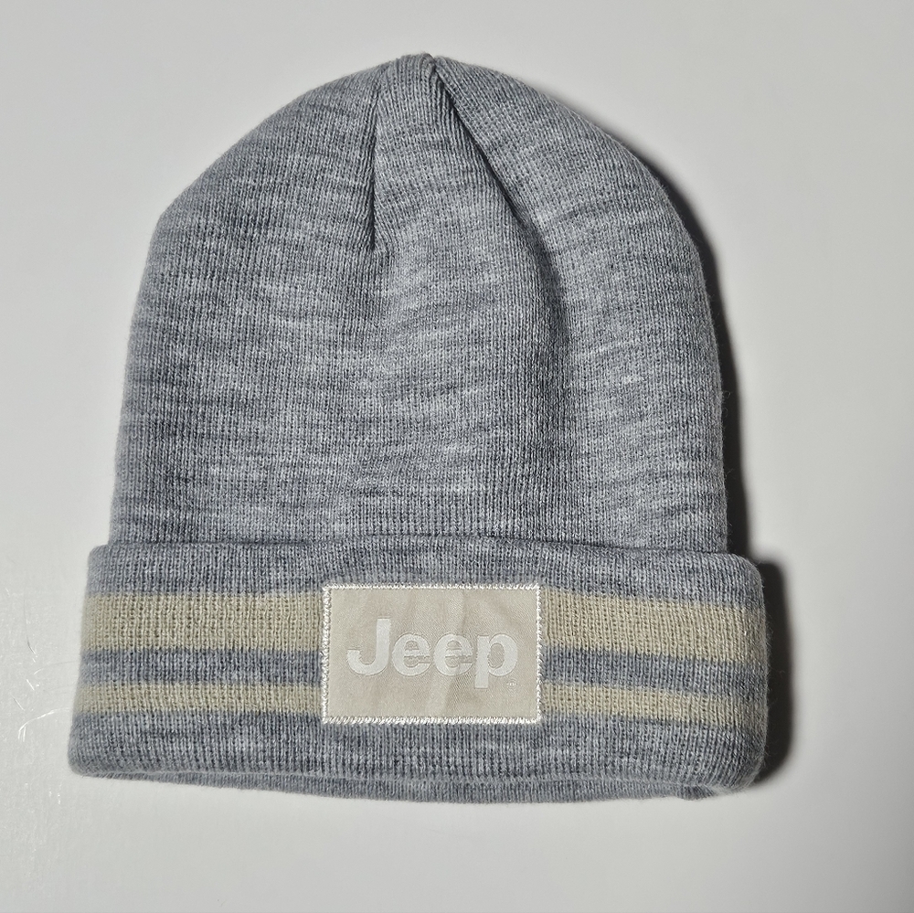Jeep Gray Knit Beanie